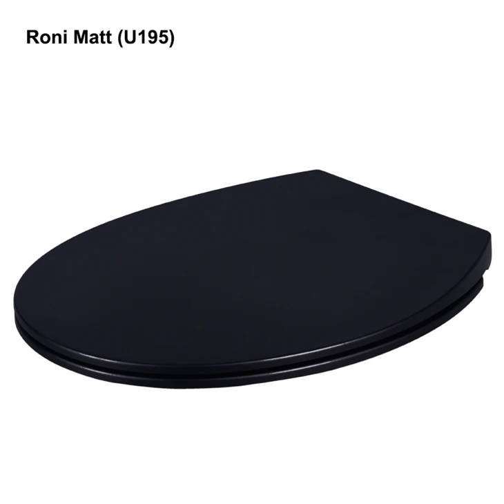 Kursi Toilet Bulat Hitam