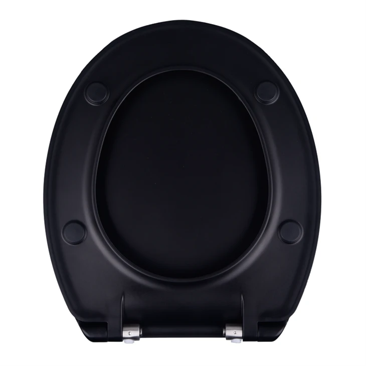 3 Matte black soft close toilet seat