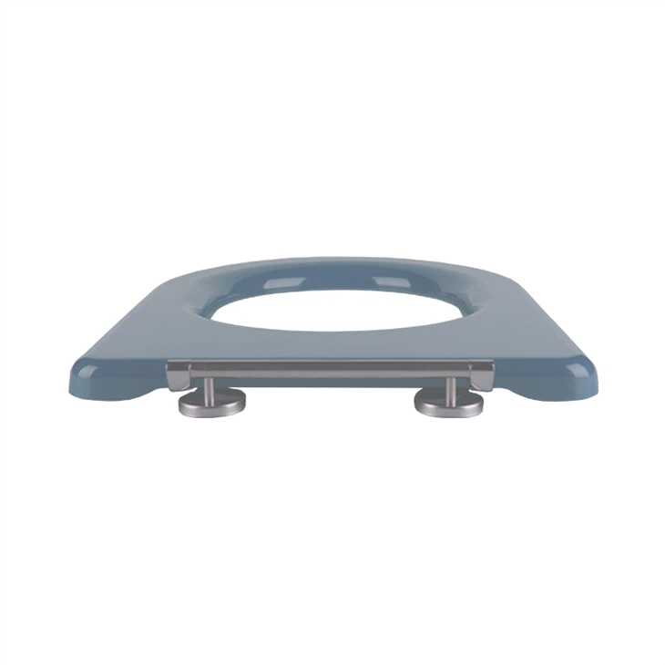 d shaped grey toilet seat