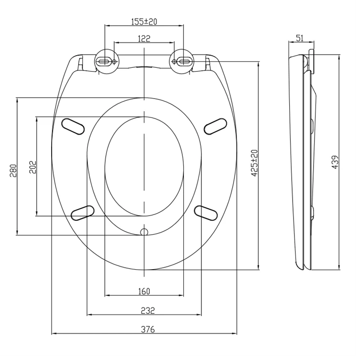 toilet seat with child seat