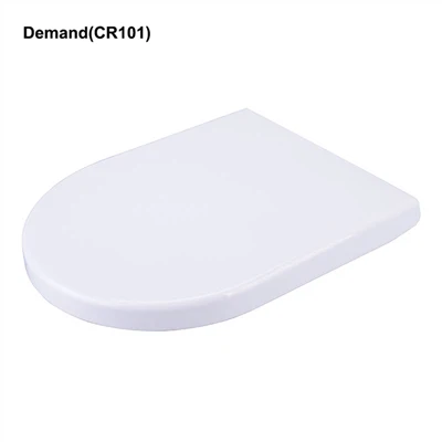 Dudukan Toilet Bentuk D Termoplast Putih