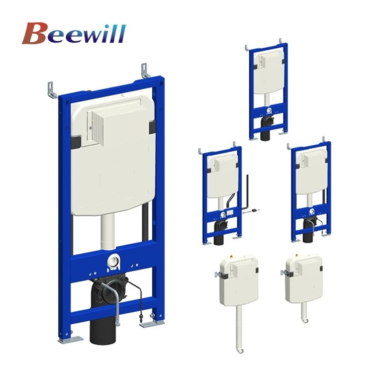 wall mounted concealed flush tank