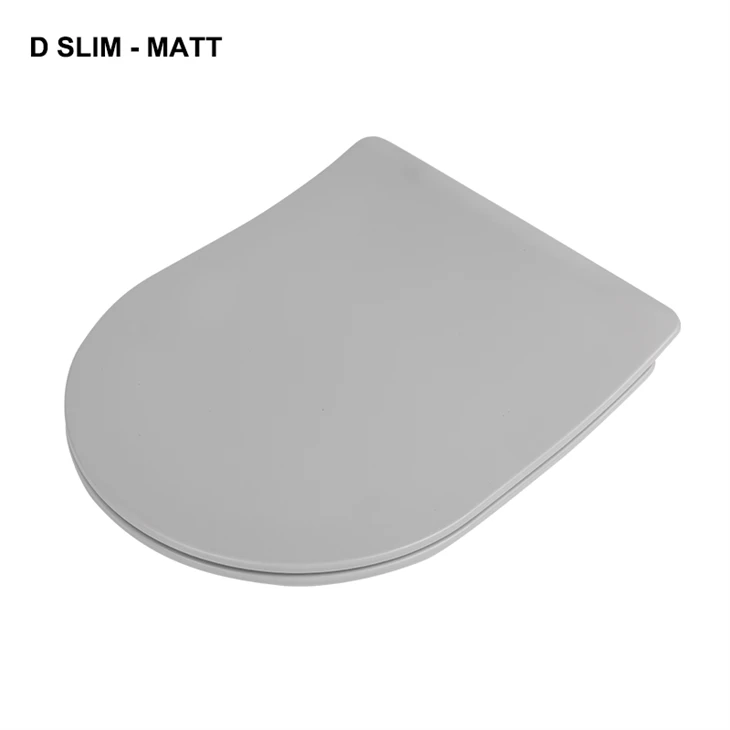 Kursi Toilet Tutup Lambat Abu-abu